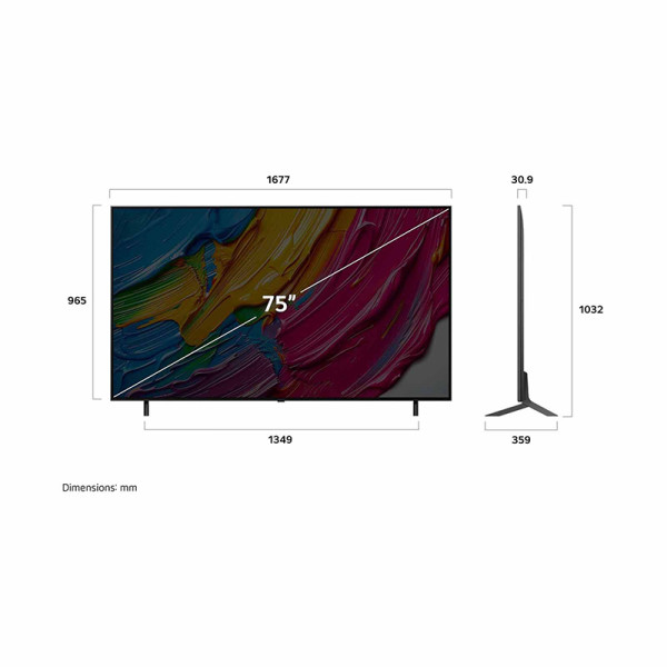 LG QNED TV 75QNED80ASA.ATC