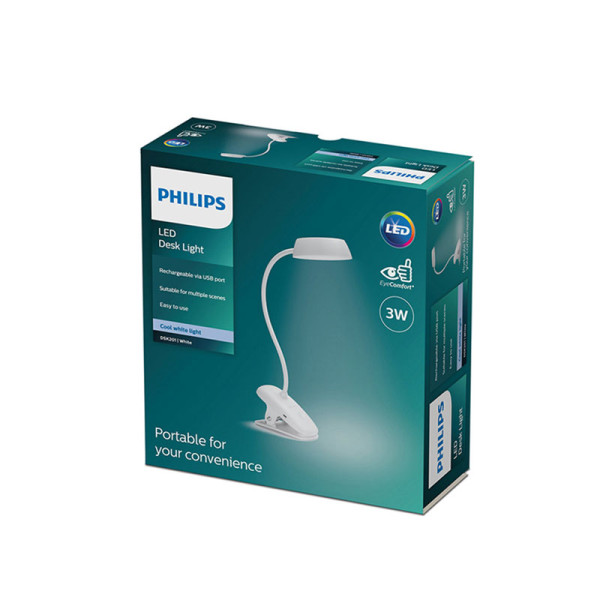 PHILIPS LAMPS DONUTCLIP DSK201 WHT