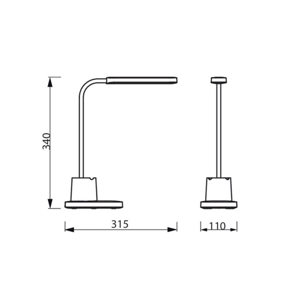 PHILIPS LAMPS BUCKET DSK214 8W 40K