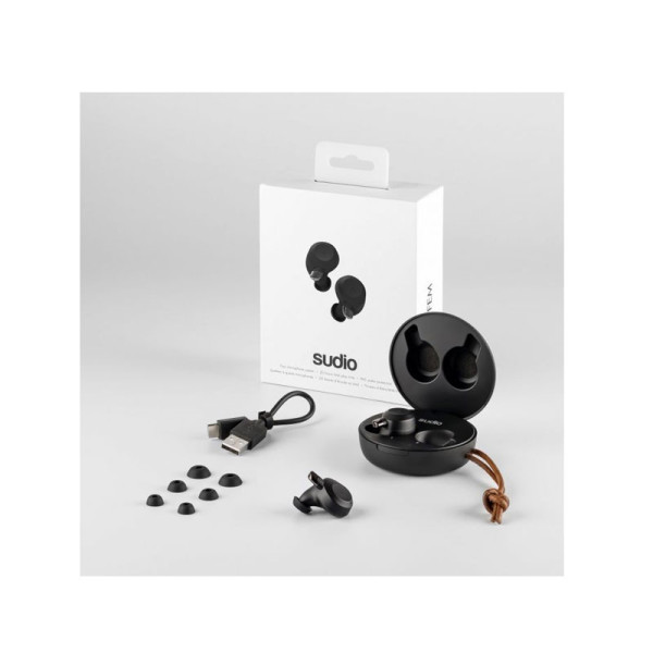 SUDIO EARPHONES/HEADPHONES/EARBUDS Fem Black