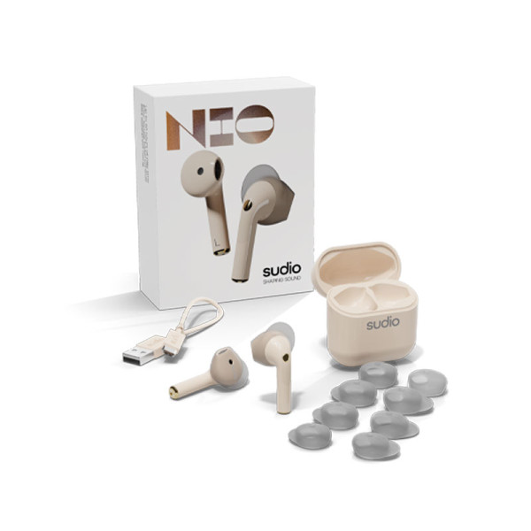 SUDIO EARPHONES/HEADPHONES/EARBUDS NIO SAND