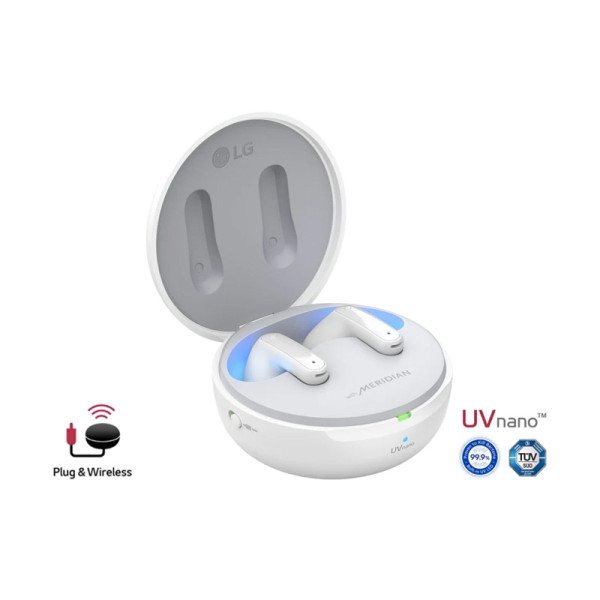 LG EARPHONES/HEADPHONES/EARBUDS TONE-FP9 WHT 
