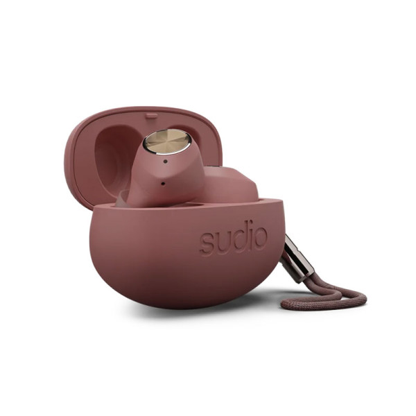 SUDIO EARPHONES/HEADPHONES/EARBUDS SUDIO T2 TWS BURGUNDY