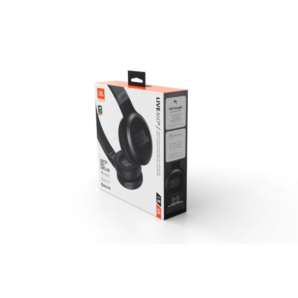 JBL WIRELESS ON-EAR HEADPHONE LIVE 460NC BT HEADPHONE BLACK