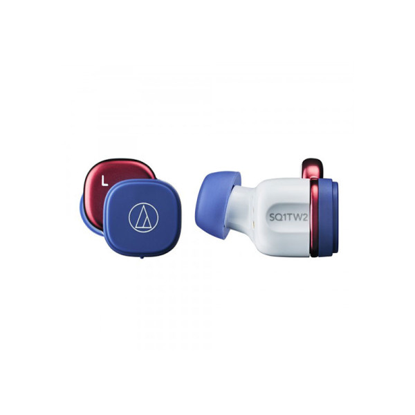 AUDIO TECHNICA EARPHONES/HEADPHONES/EARBUDS ATH-SQ1TW2 NRD (NAVY RED)