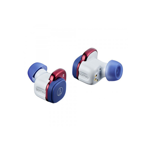AUDIO TECHNICA EARPHONES/HEADPHONES/EARBUDS ATH-SQ1TW2 NRD (NAVY RED)