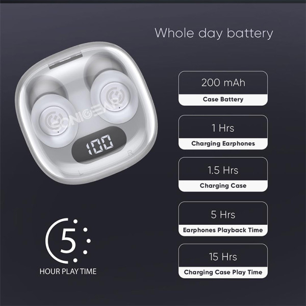 SONICGEAR EARPHONES/HEADPHONES/EARBUDS EARPUMP TWS 2 JEWEL WHITE