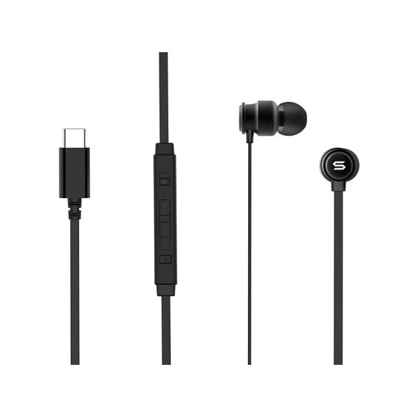 SOUL EARPHONES/HEADPHONES/EARBUDS SL SC300 TYPE-C EARPHONE BLK