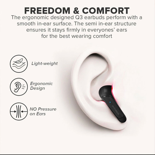 SONICGEAR EARPHONES/HEADPHONES/EARBUDS EARPUMP Q3 WHITE