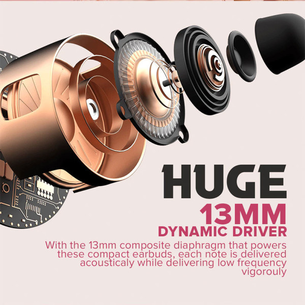 SONICGEAR EARPHONES/HEADPHONES/EARBUDS EARPUMP Q3 WHITE