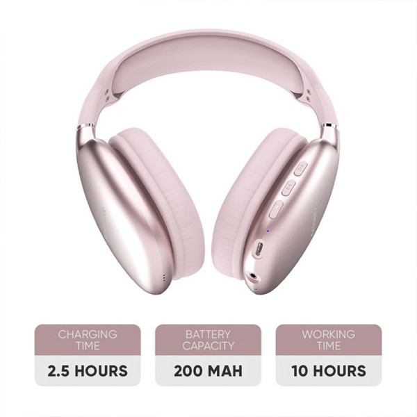 SONICGEAR EARPHONES/HEADPHONES/EARBUDS AIRPHONE 6 MAUVE PINK