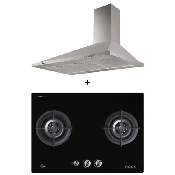 TURBO GAS RANGE PACKAGE T702GV-BK+TAC2-90SS