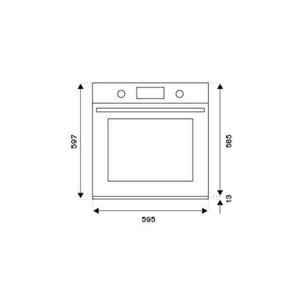 BERTAZZONI 60CM BUILT-IN OVEN F605MODEKXS