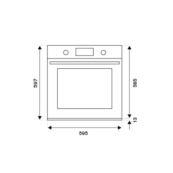 BERTAZZONI BUILT-IN OVEN (76L) F6011MODELN