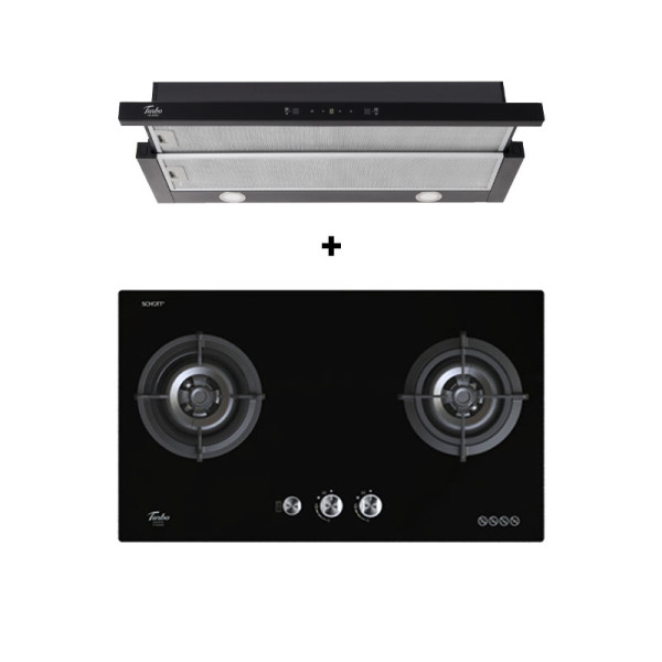 TURBO GAS RANGE PACKAGE T762GV-BK+TL500-90BK