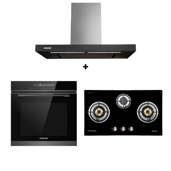 MAYER GAS RANGE PACKAGE MMGH773HI+MMBCH900I+MMDO13CS