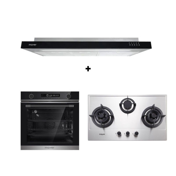 MAYER GAS RANGE PACKAGE MMSS773+MMSI900HS+MMDO13C