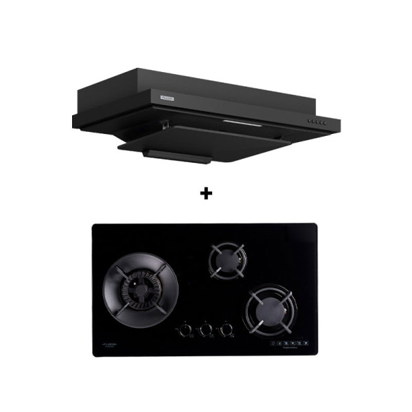 FUJIOH GAS RANGE PACKAGE FHGS5035SV+FRFS2290RP/VP-1TONE