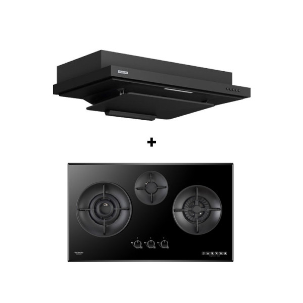 FUJIOH GAS RANGE PACKAGE FHGS7030SV+FRFS2290RP/VP-1TONE