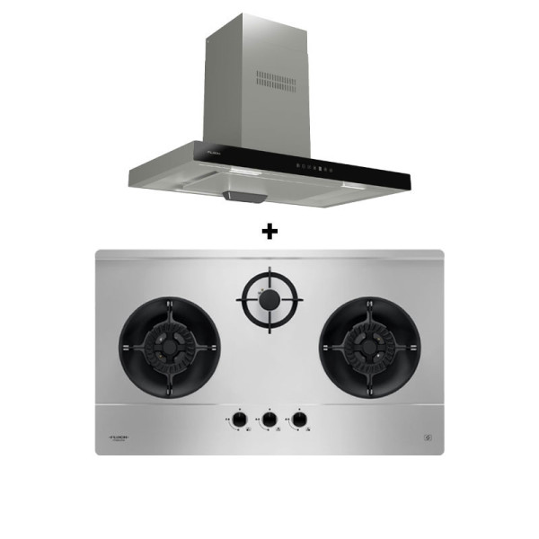 FUJIOH GAS RANGE PACKAGE FH-GS6530SV+FR-MT1990R