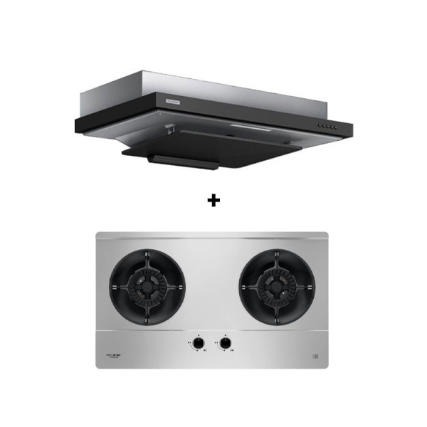 FUJIOH GAS RANGE PACKAGE FHGS6520+FRFS2290(XBKS/XWS/SMR