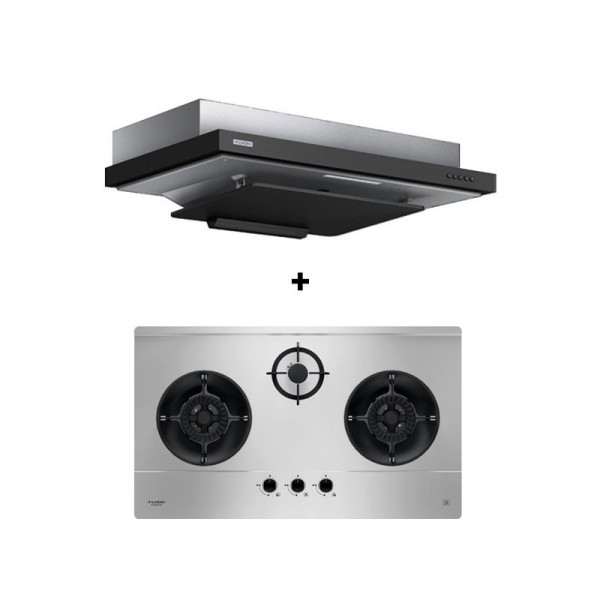 FUJIOH GAS RANGE PACKAGE FHGS6530+FRFS2290(XBKS/XWS/SMR