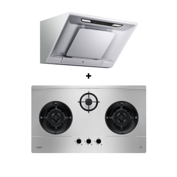 FUJIOH GAS RANGE PACKAGE FHGS6530SV+FRSC2090R/V SM/RS/W