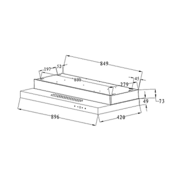 TURBO COOKERHOOD TSL902TBK-3
