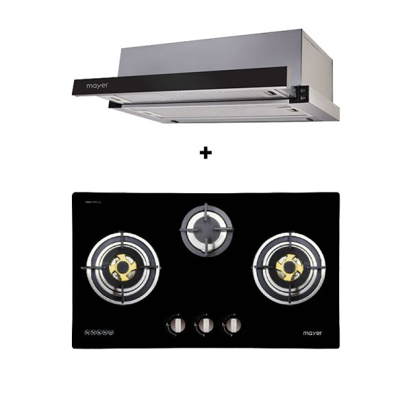 MAYER GAS RANGE PACKAGE MMGH773HI+MMTH90