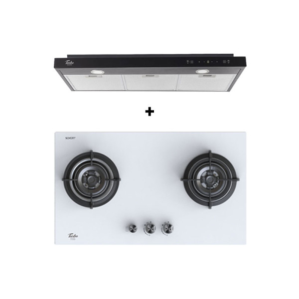 TURBO GAS RANGE PACKAGE T762GV-OW+TSL902TBK-3