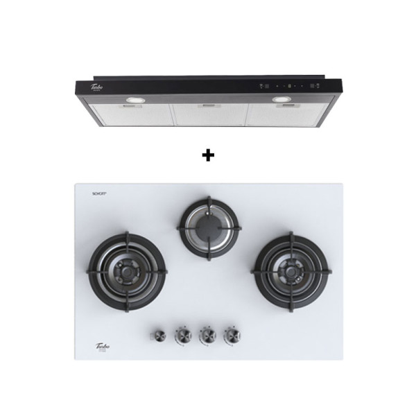 TURBO GAS RANGE PACKAGE T773GV-OW+TSL902TBK-3