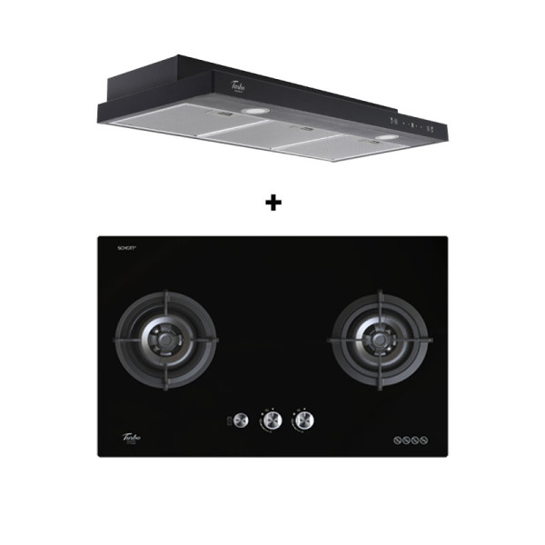TURBO GAS RANGE PACKAGE T772GV-BK+TSL902TBK-2