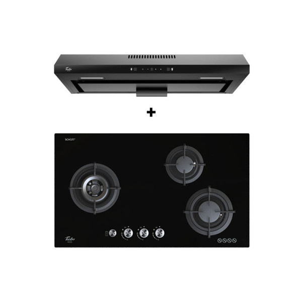 TURBO GAS RANGE PACKAGE T883GV-BK+TA65-802-90BK