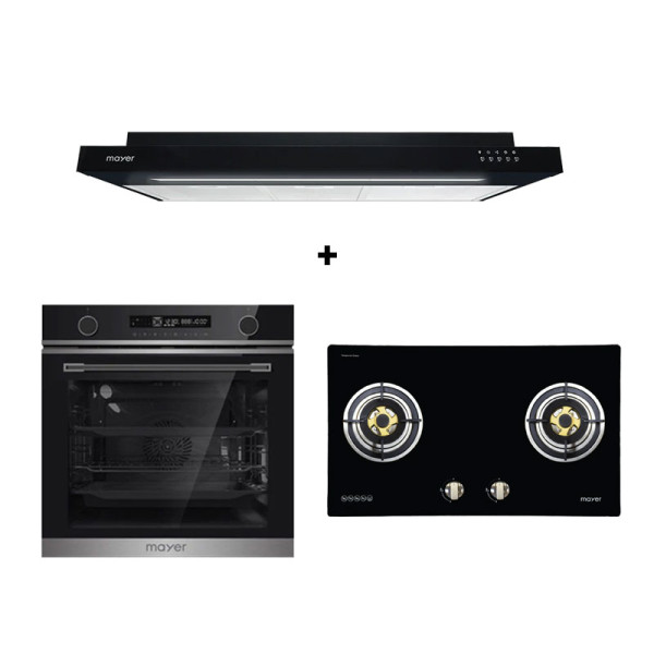 MAYER GAS RANGE PACKAGE MMGH772HI+MMSI900LEDHS+MMDO13C