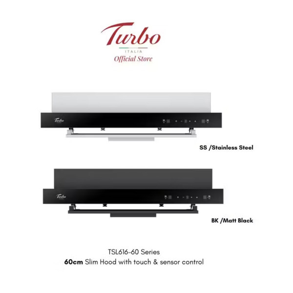 TURBO COOKERHOOD TSL616-602BK