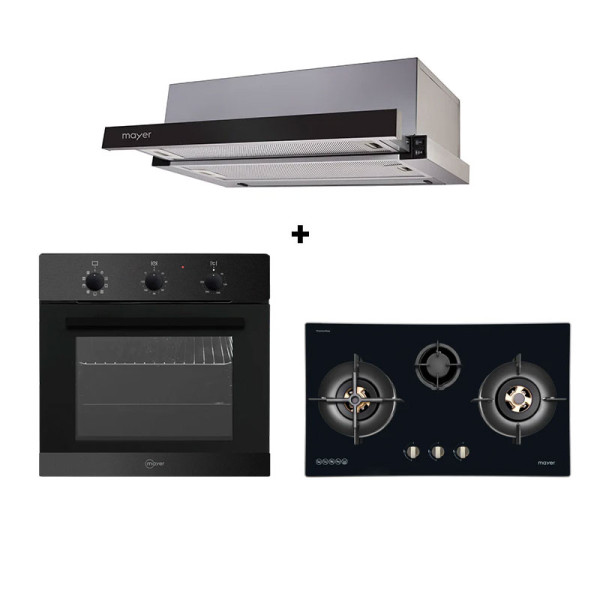 MAYER GAS RANGE PACKAGE MMGH7731HI+MMTH90+MMD09