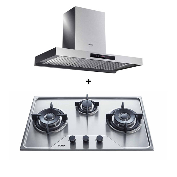 TECNO GAS RANGE PACKAGE KA9980+TS7633TRSV