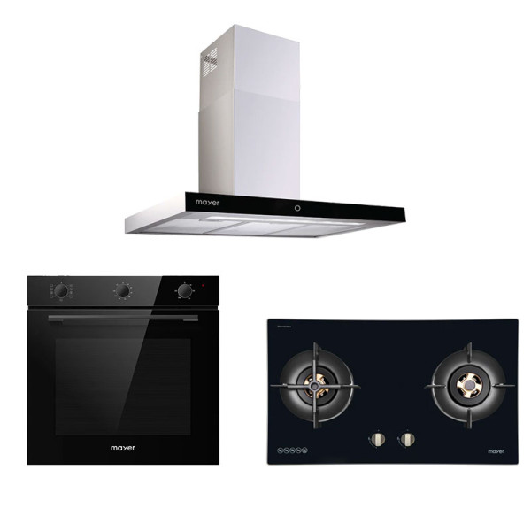 MAYER GAS RANGE PACKAGE MMGH7721HI+MMCH407I+MMDO8R