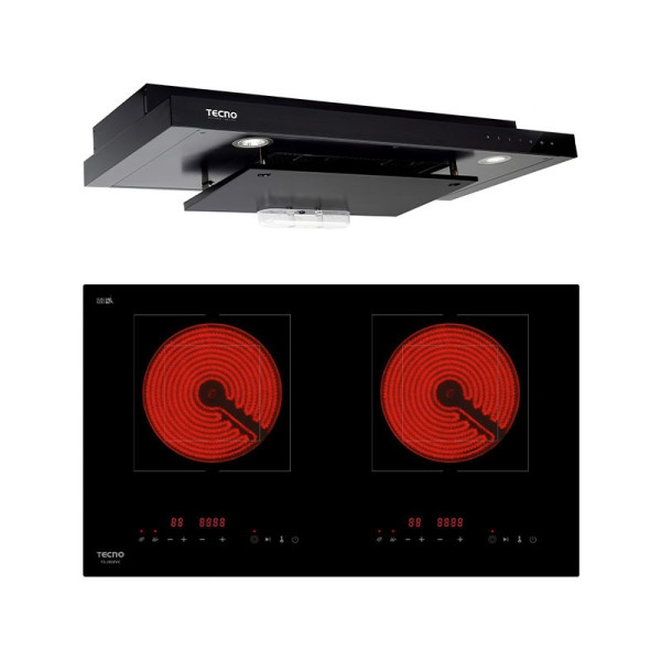 TECNO GAS RANGE PACKAGE TG2008VC+TCH959DTC-WFSC