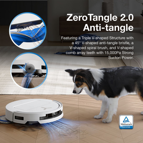 ECOVACS ROBOTIC VACUUM DEEBOT T50 PRO OMNI-WHITE
