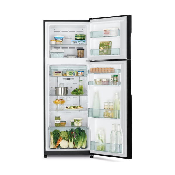 HITACHI 2 DOOR FRIDGE RH350P7MS-BSL