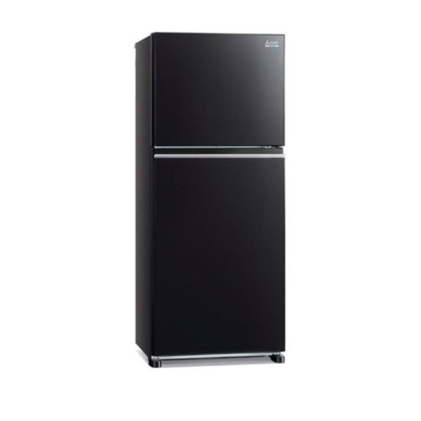 MITSUBISHI 2 DOOR FRIDGE MRFX47EN-GBK-P GLASS BLACK