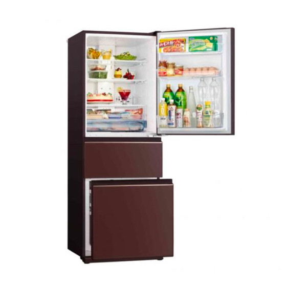 MITSUBISHI 3 DOOR FRIDGE MRCGX46EN-GBR BROWN