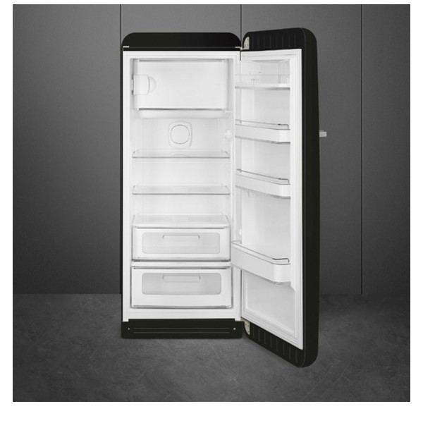 SMEG 1 DOOR FRIDGE FAB28RBL5UK-BLACK