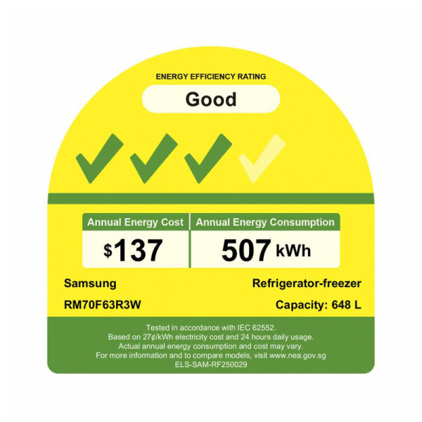 Samsung MULTI DOOR FRIDGE RM70F63R3WSS