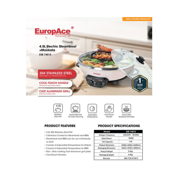 EUROPACE ELECTRIC MOOKATA ESB7451S