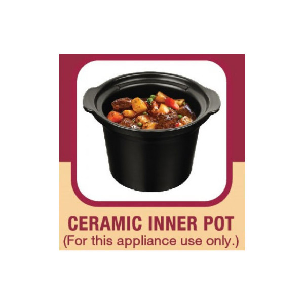 TAKAHI CERAMIC SLOW COOKER 3521CR-TR