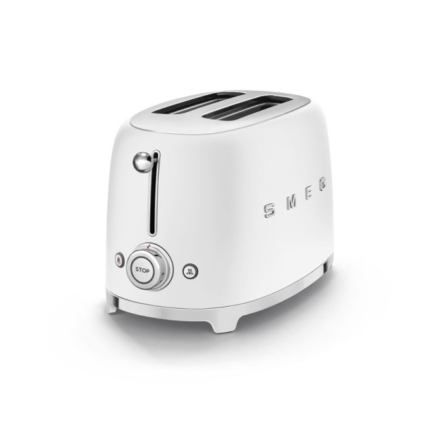 SMEG POP-UP TOASTER TSF01WHMUK-MATTE WHITE
