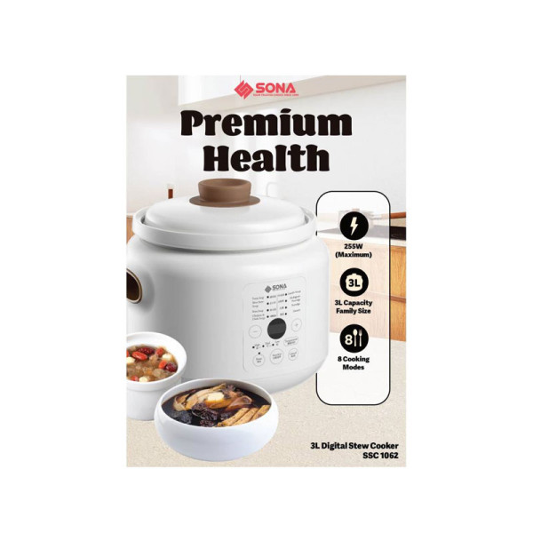 SONA DIGITAL STEW COOKER SSC1062