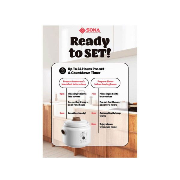 SONA DIGITAL STEW COOKER SSC1062